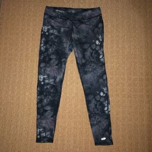 Gray trippy yoga pants size: L